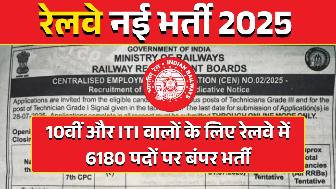 Railway New Bharti 2025