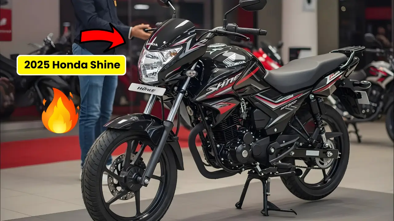 2025 Honda Shine Launched A Perfect Blend of Style, Tech, and Efficiency