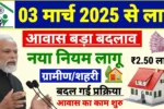 Pradhan Mantri Awas Yojana 2025