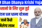 PM Dhandhanya Krishi Yojana